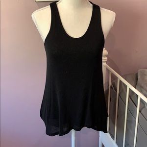 Black tank top